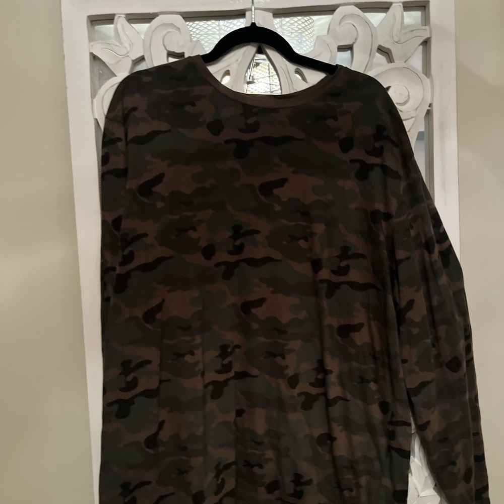 Men's Camouflage Long Sleeve Shirt